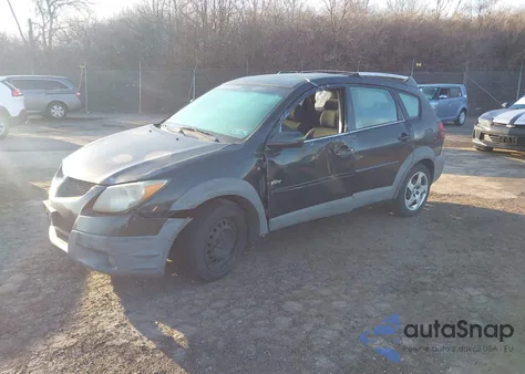 2003 Pontiac Vibe z USA, uszkodzony, nr VIN 5Y2SL62803Z427555